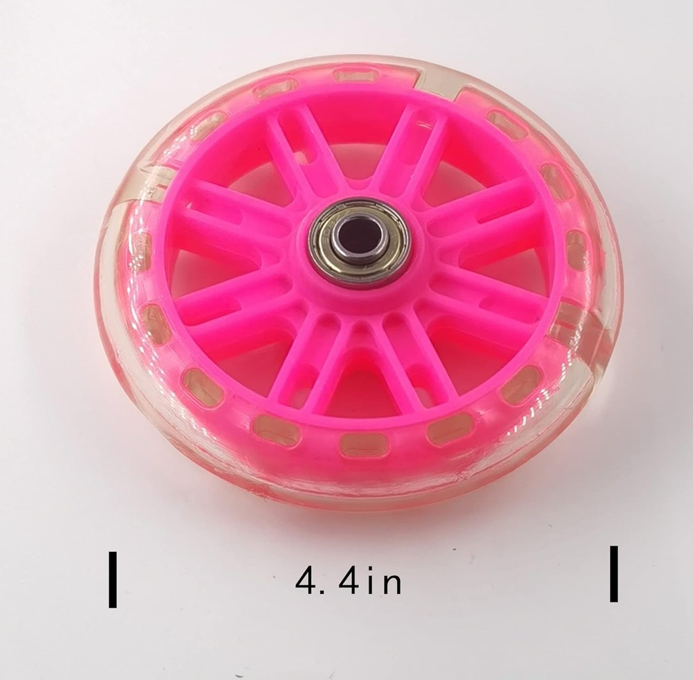 Durable Pink Bicycle Training Wheels for 12-20 inch Bikes with Flash Features