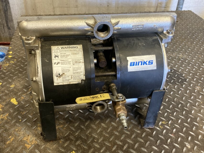 Binks diaphragm Sprayer Pump 1" 100PSI, 6.8Bar, 818850
