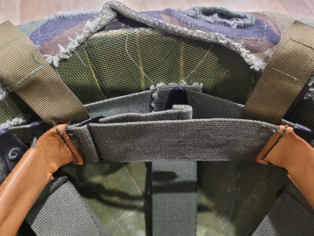 Camo Vintage Military Helmet Adjustable Size