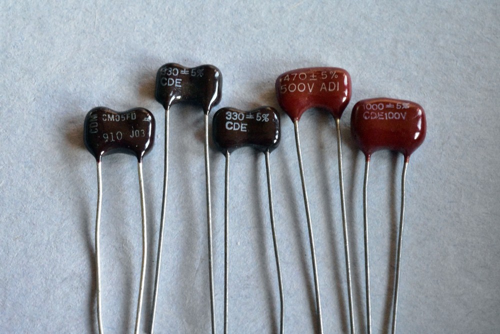 Texas Star DX CW Transmitter Mica Capacitors