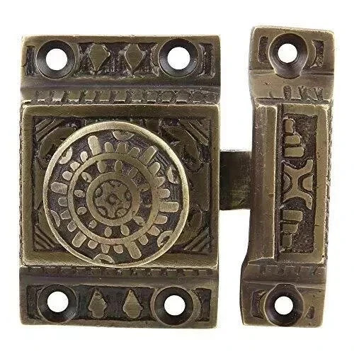 Set Of 1 Solid Brass Cabinet Door Latch Latches For Cabinet Closet Kitchen Door