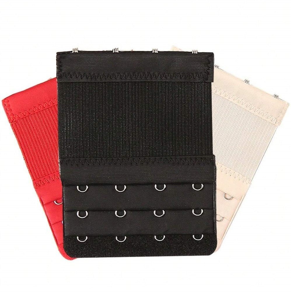 3ROW 2,3,4 Hook Bra Extender Extension Bra Strap Strapless Underwear Maternity