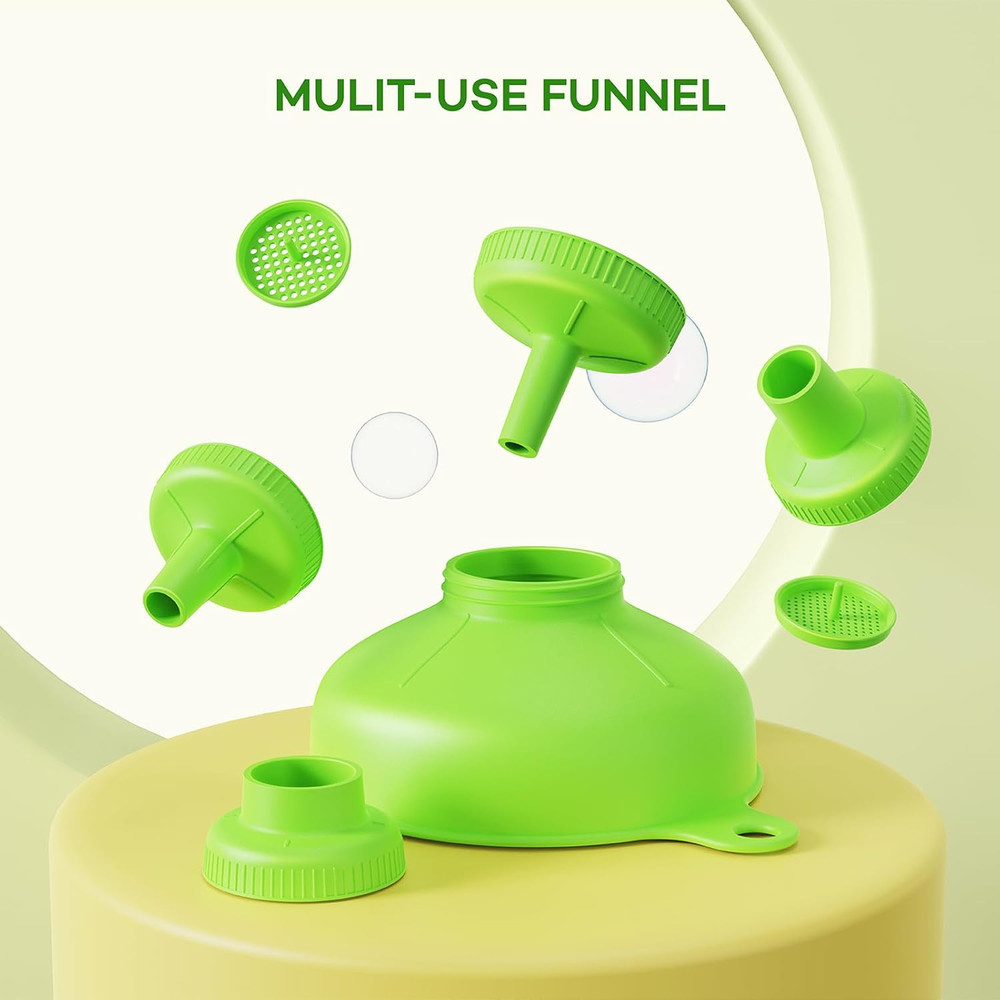 Wide Mouth Versatile Funnel, Canning Funnels for Kitchen Use, Food Grade