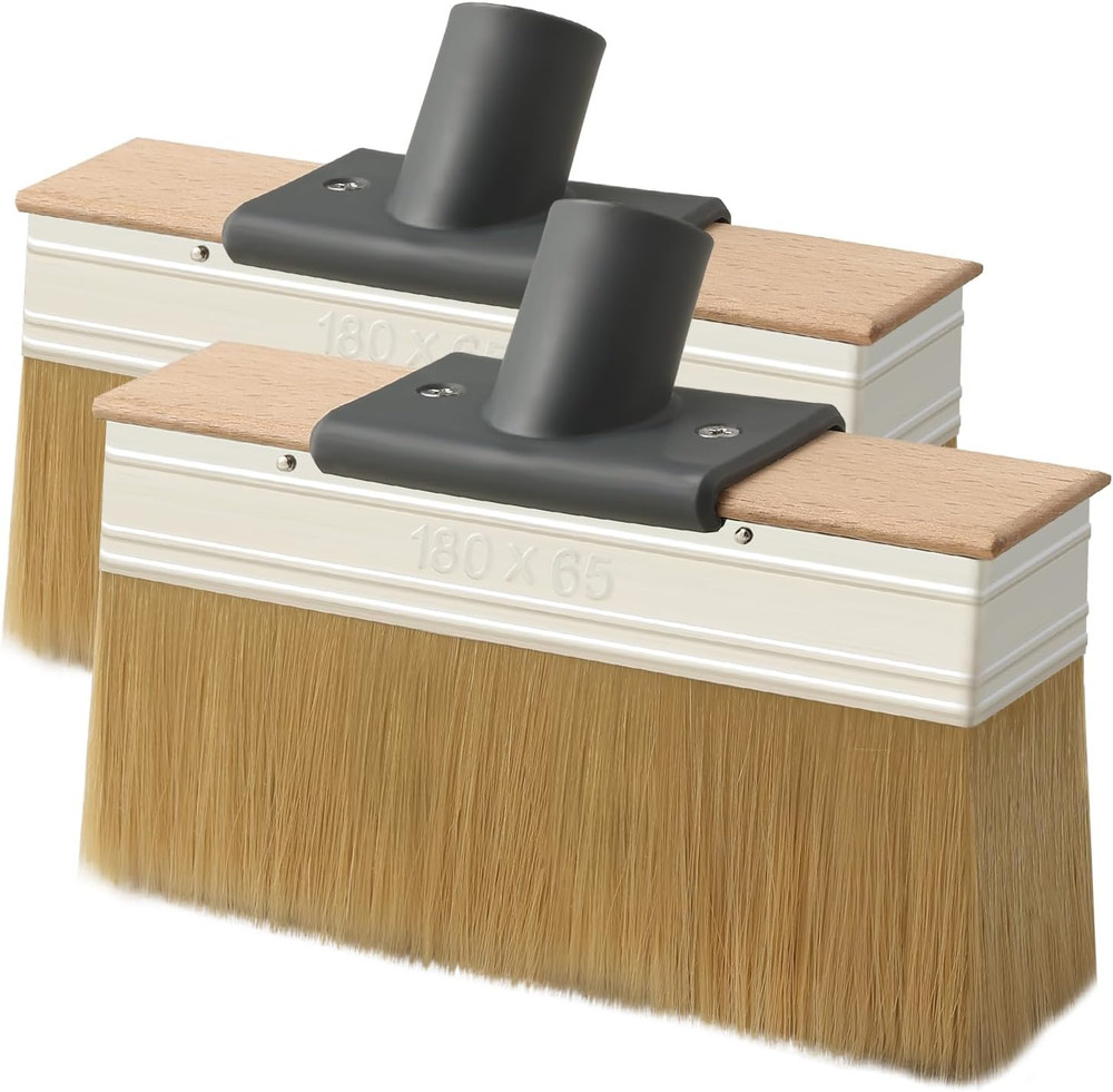 Deck Stain Applicator Brush Replacement(2 Sets), 7IN Wide Deck Paint Brushes for