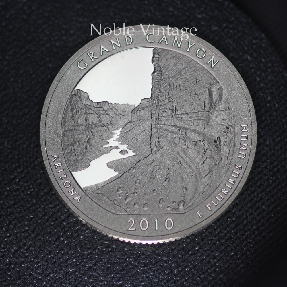 2010 S Proof Grand Canyon ATB Quarter - Clad - Light Toning - Lot A
