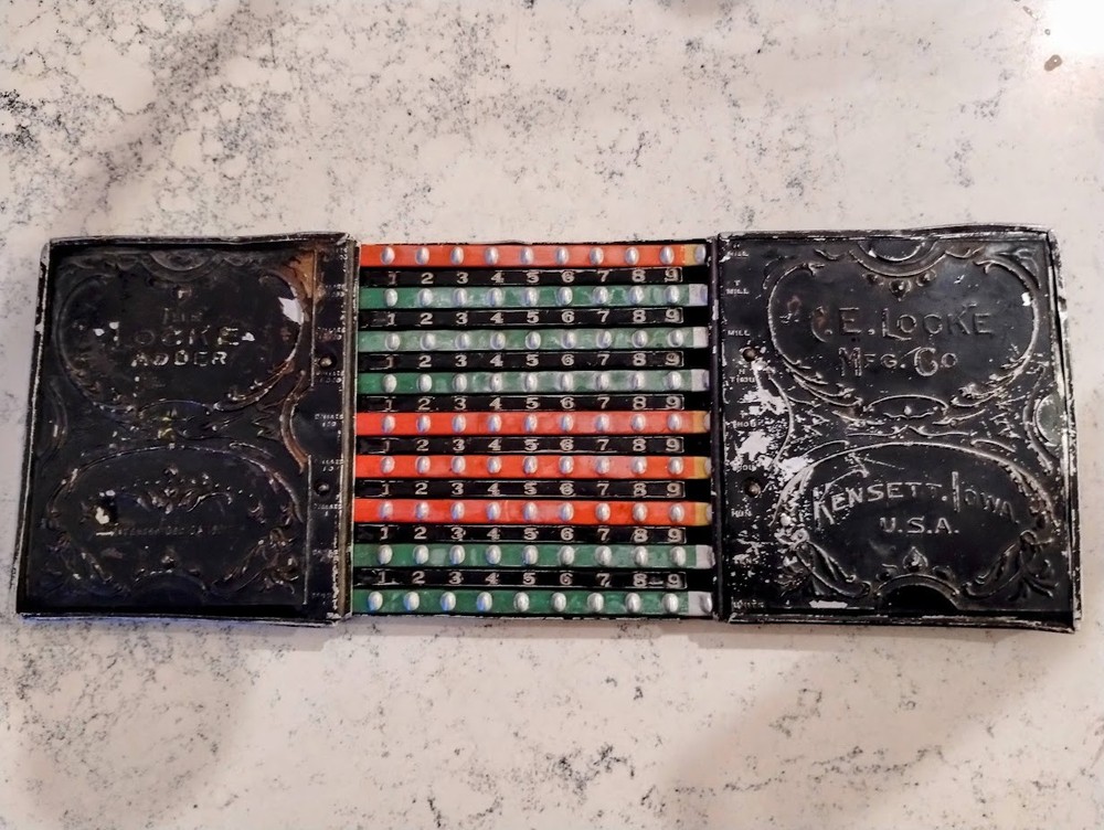 Antique Locke Adder - adding machine from around 1906