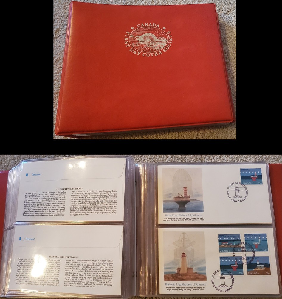 1985 Canada Fleetwood First Day Cover Set (Multiple Sets In Album) 39 FDC's