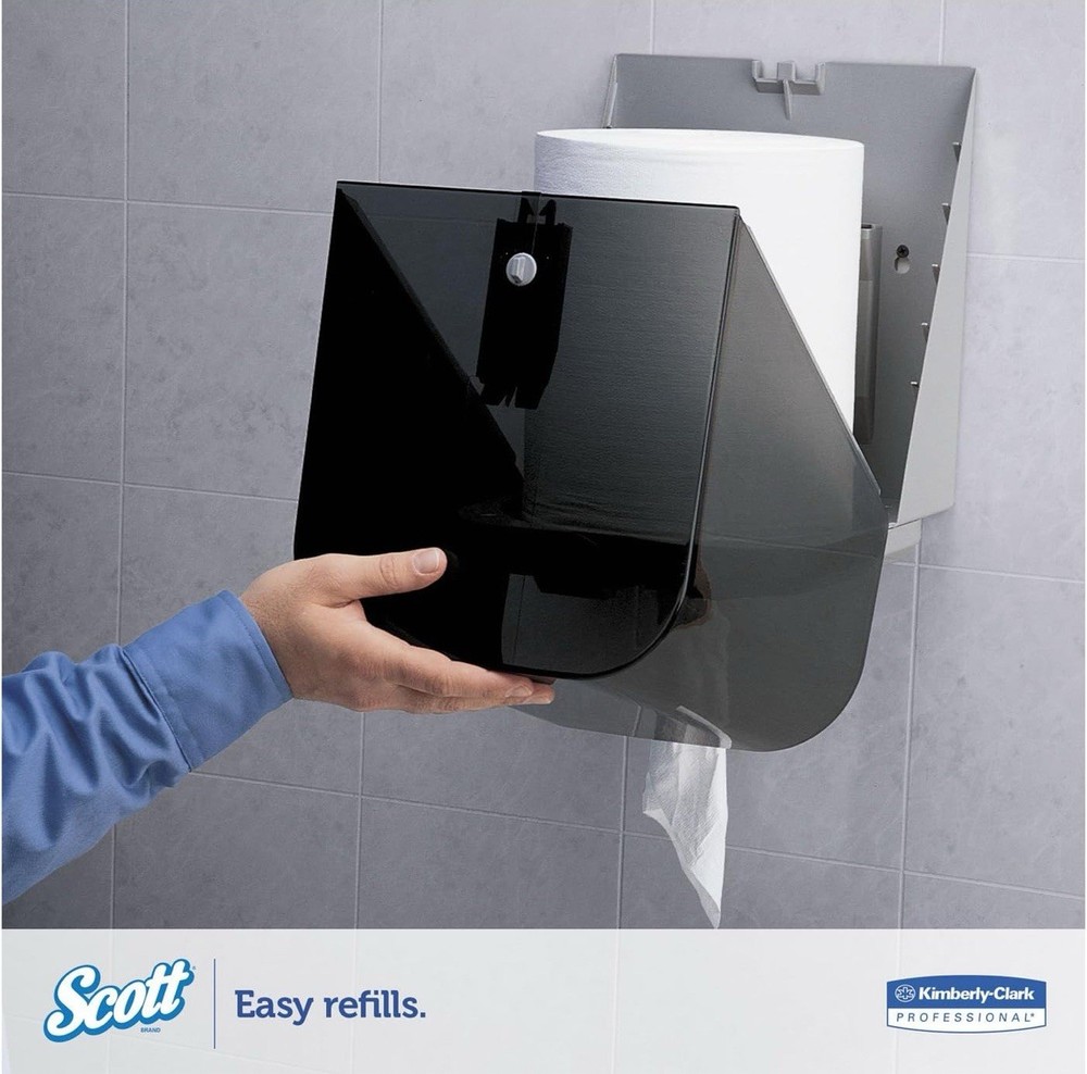 Scott 01010 Center-Pull Towels 8 x 15 White 500 Sheets/Roll 4 Rolls/Carton