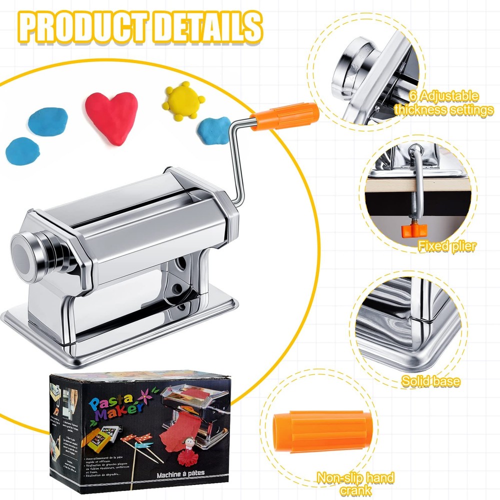 Amylove Polymer Clay Roller Machine Presser with Polymer...