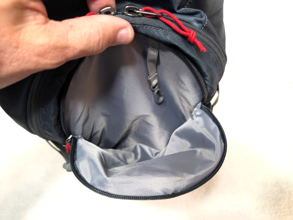 Camelbak Cloud Walker 18 Hiking Backpack 70 oz Hydration Pack Dark Grey Red