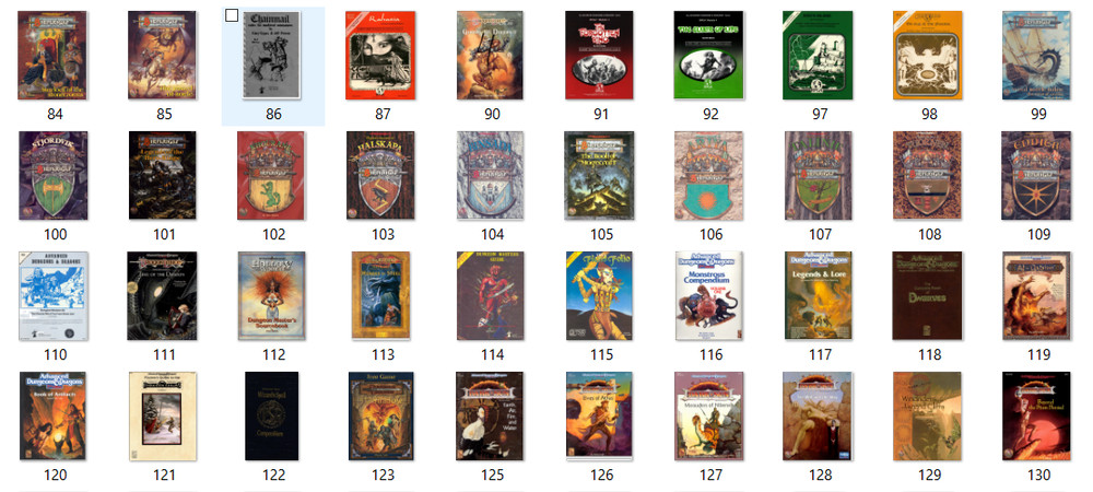Huge D & D Mixed 3 Version Collection Books Module's User Guide 550+ PDF