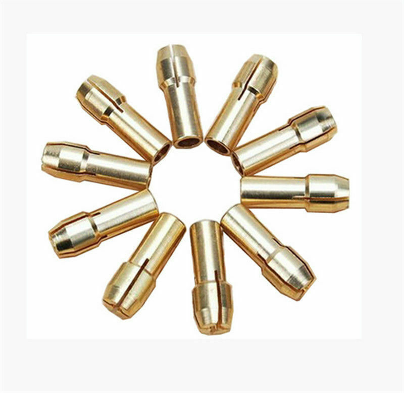 10pcs Collet Nut Kit Quick Change Tools Part Power Rotary for Dremel Accessories