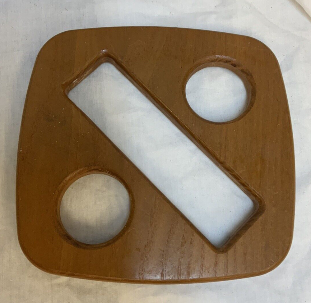 Square Wooden Napkin Utensil Basket Lid