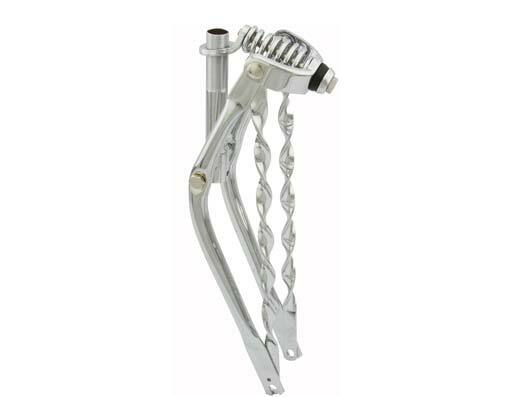 NEW Lowrider 20" Lowrider Classic Bike Spring  Fork 1" W/Twisted Bars Chrome