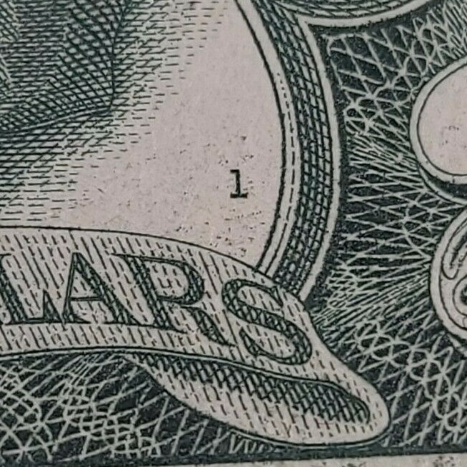 1976 $2 FRN Error, low serial #, star note L 00076138*