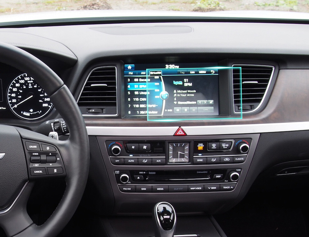 Crystal Clear Screen Protector for 2016 Hyundai Genesis Ultimate 5.0 Navigation