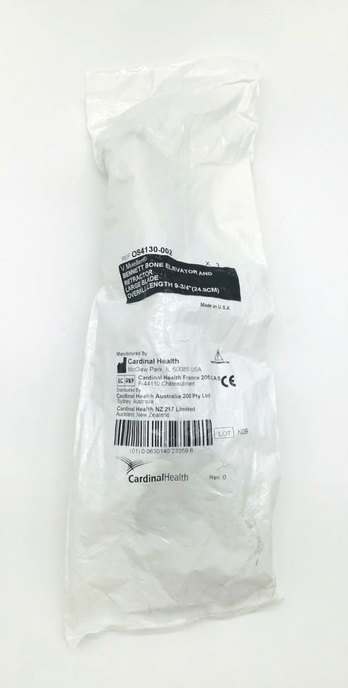 V. Mueller OS4130-002 Bennett Bone Elevator and Retractor Large 9-3/4" - NEW