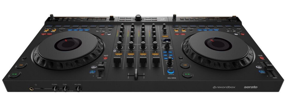 AlphaTheta DDJ-GRV6 DJ Controller,4-channel mixer+ ProX XB-DJBPL Travel Backpack