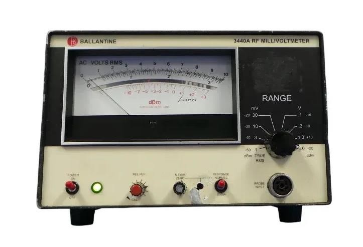 BALLANTINE 3440A RF MILLIVOLTMETER - Free Shipping