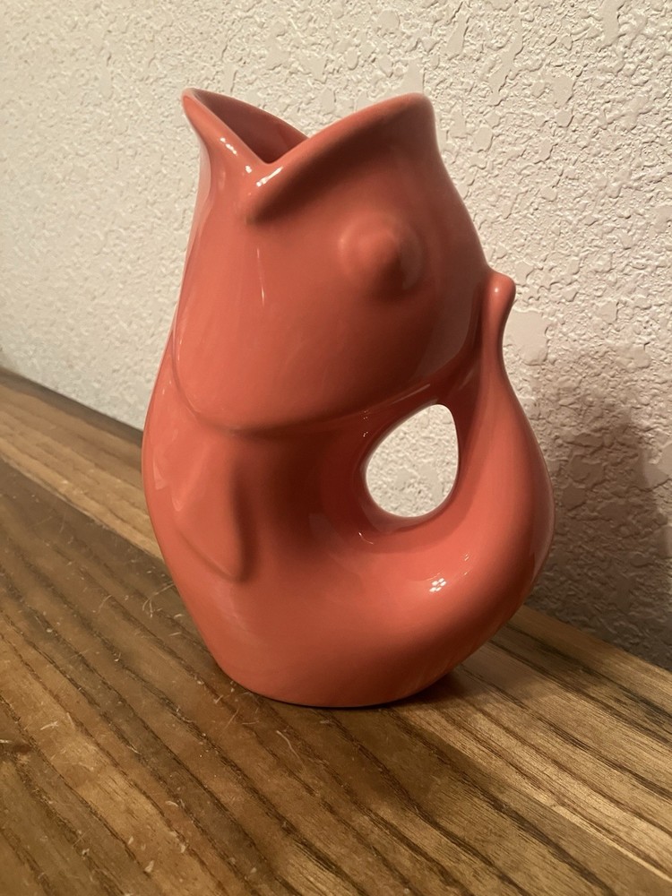 2006 Salmon Color Gurglepot 14oz