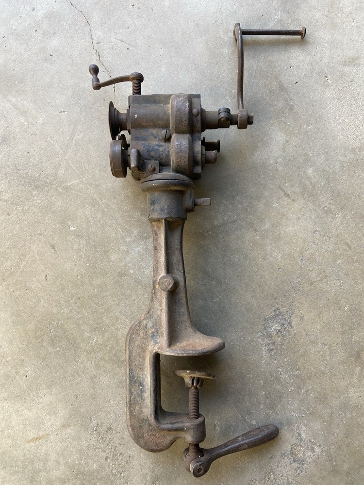 Antique PEXTO Peck Stow & Wilcox Sheetmetal Burring Machine Tool tinsmith