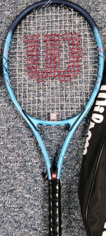 Wilson Titanium Tennis Racket Soft Shock Pre-owned (Hofre) With Case