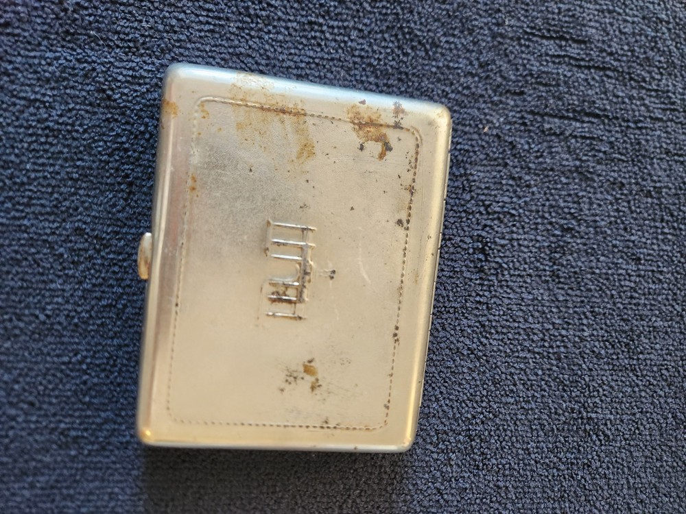 Vintage Set of 2 Russian Cigarette Cases