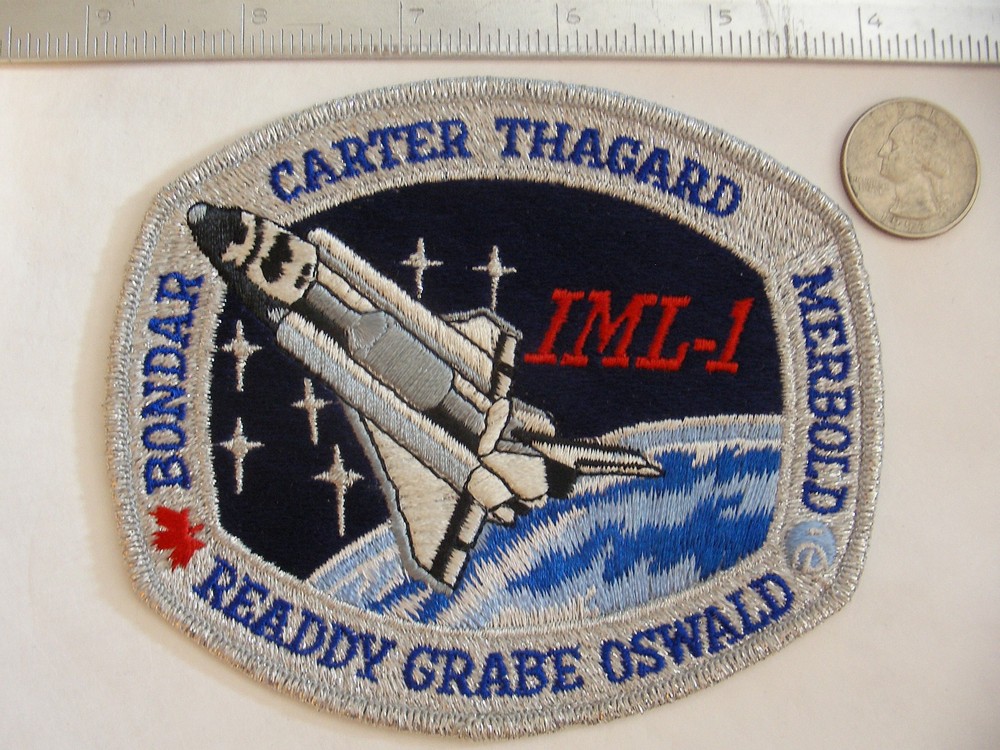 Original STS-42 " Sonny Carter" Patch NASA Space Shuttle AB Emblem