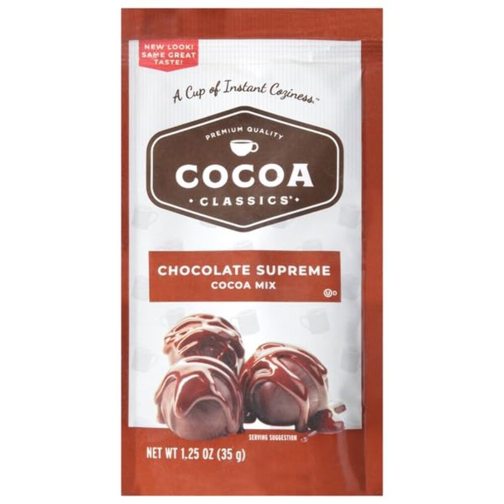 (12) Cocoa Classics, Chocolate Supreme Cocoa Mix, 1.25 Ounce