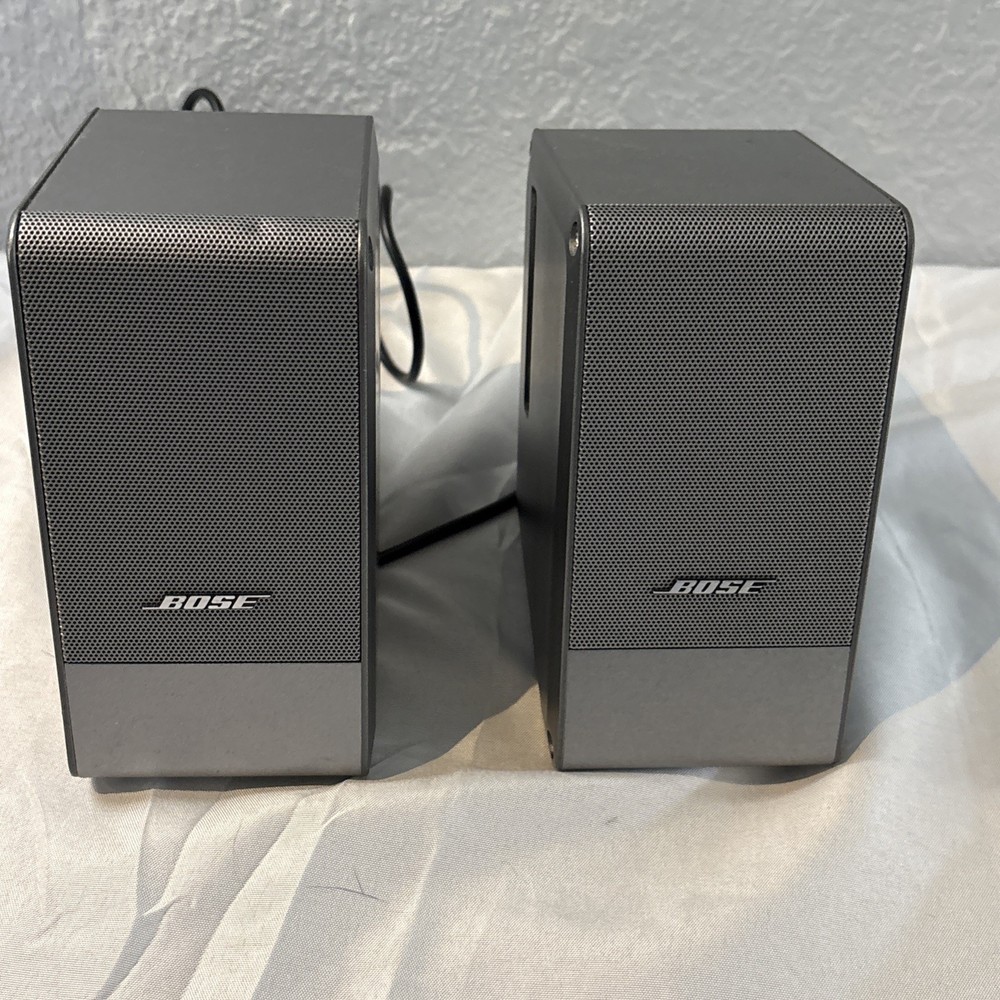 Bose Computer MusicMonitor Laptop Desktop PC Speakers Tested & Works (No Remote)