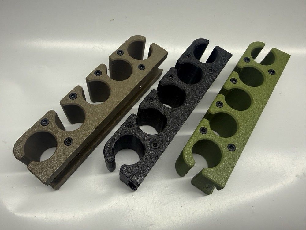 Army Green - 5 Round 12 Gauge Mini Shot Shell Holder Picatinny