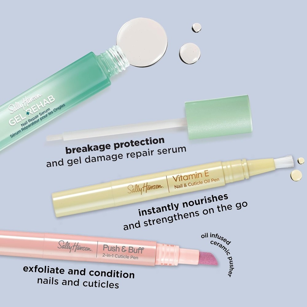 Salon-Smooth Cuticle Care Pen - , 2-in-1 Exfoliation & Hydration Formula