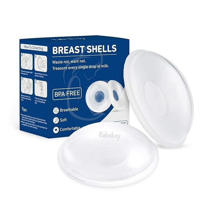 Breast Shells Milk Saver for Breastfeeding BPA Free Breast Shield Cups 2 PCS