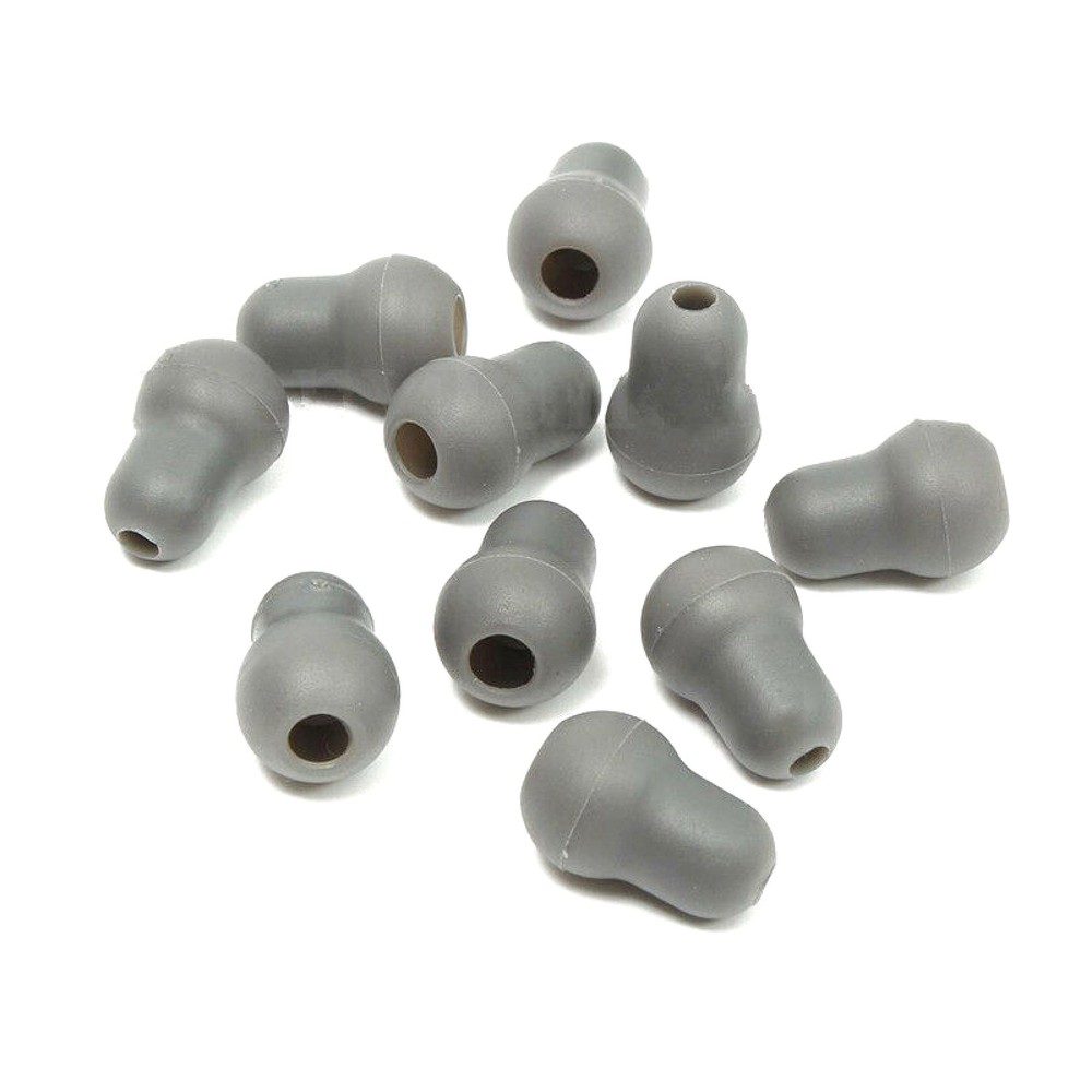 10Pcs Silicone Gray Soft Eartips Earplug Earpieces For Littmann Stethoscope hh