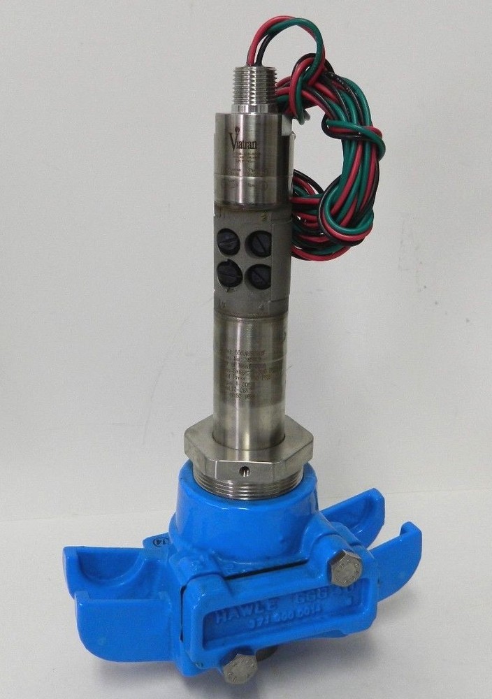Viatran Model 555 Pressure Transmitter w/ H-TEC 310 Strap for Pipe Saddle