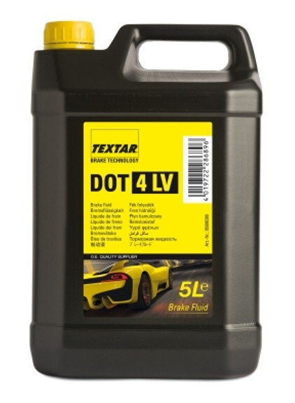 Brake Fluid DOT4LV 5L TEXTAR 95006300 SAE J 1704 / FMVSS 116 DOT4