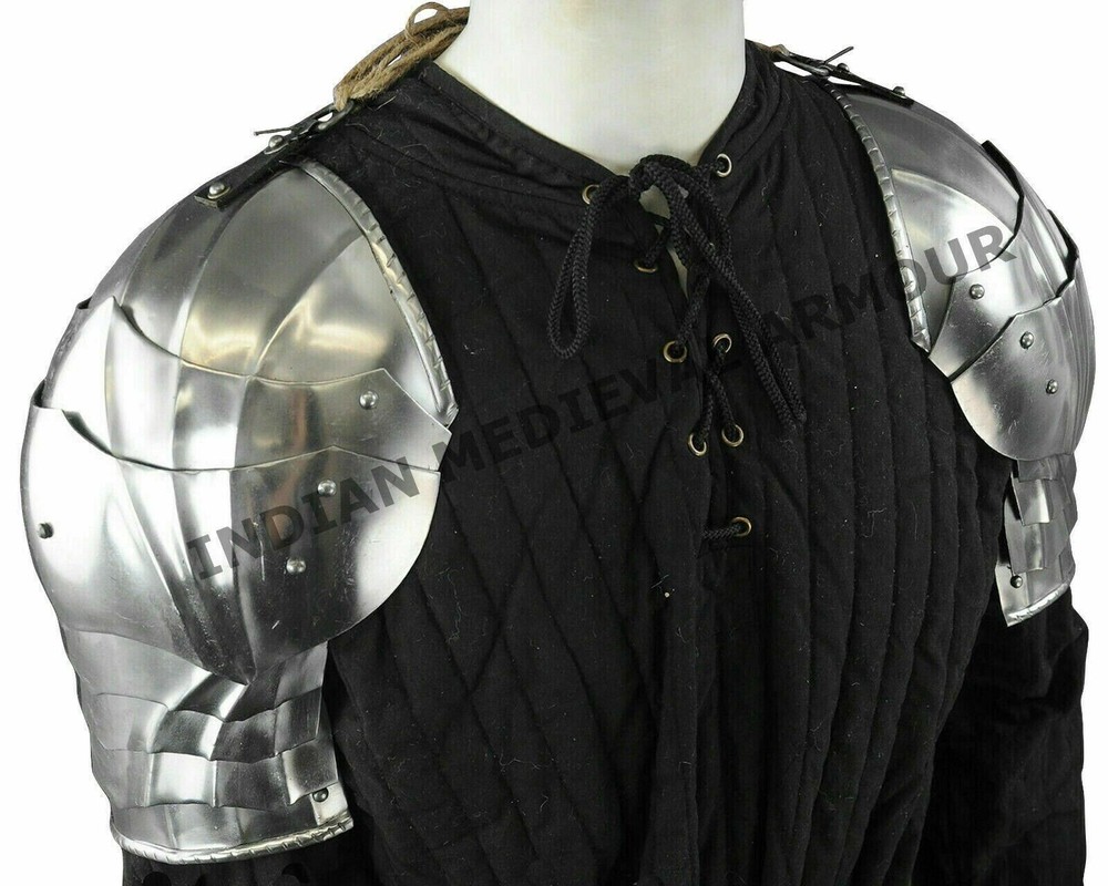 Medieval Gothic Pauldrons -18 Gauge For HMB / IMCF / BOTN / SCA ITEM FOR GIFT