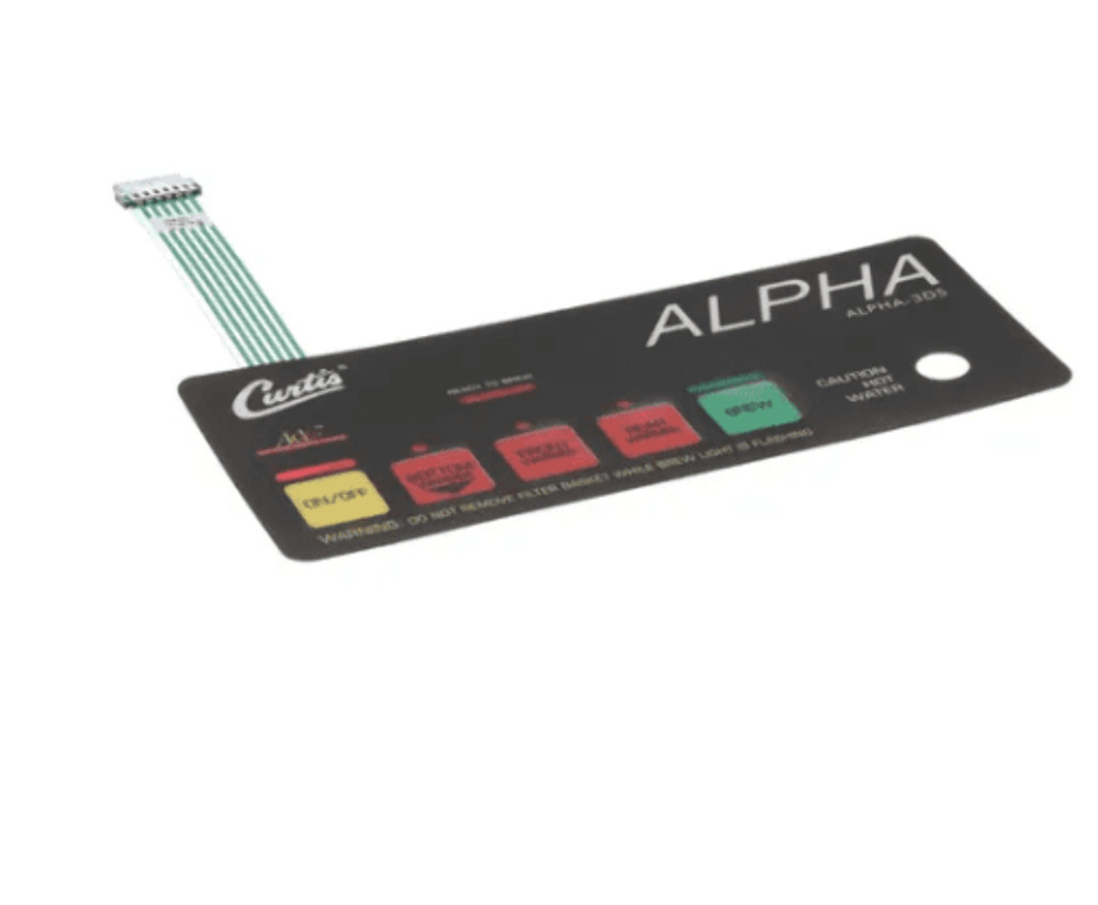 Membrane Control Panel Curtis Alpha 3DS Wilbur Curtis