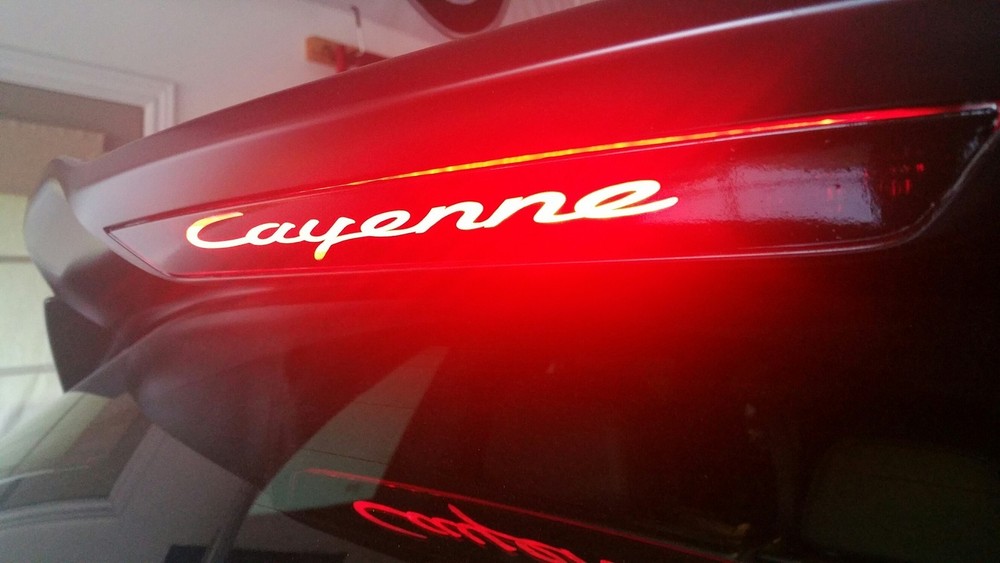 Porsche Cayenne 958 3rd brake light decal overlay 2011 2012 2013 2014