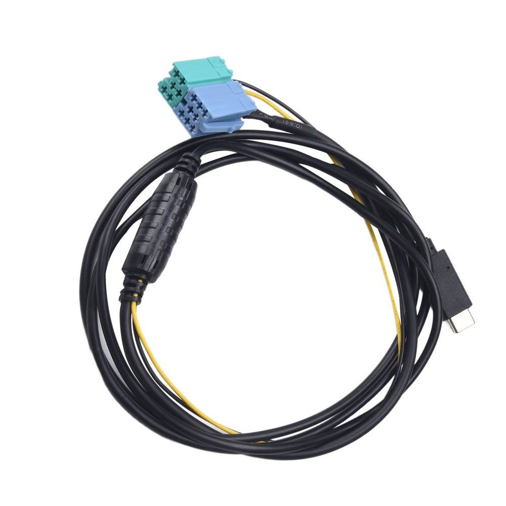 For BECKER Audio CD Player TYPEC Audio Input Cable AUX Audio+Charging Cable