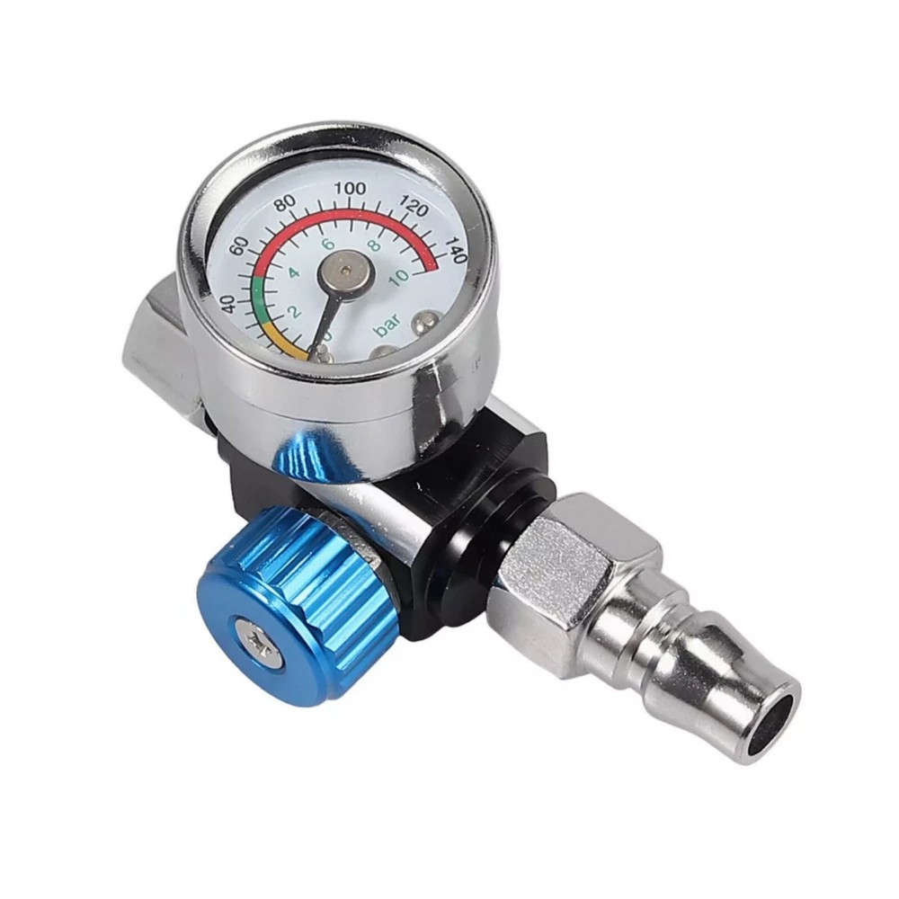 Durable 1/4" Air Pressure Regulator for Spray Gun with G1/4 Thread Connection