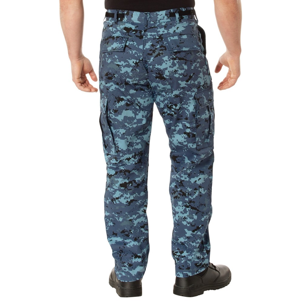 Rothco Digital Camo Tactical BDU Pants | Sky Blue Digital Camo | Small | 99620