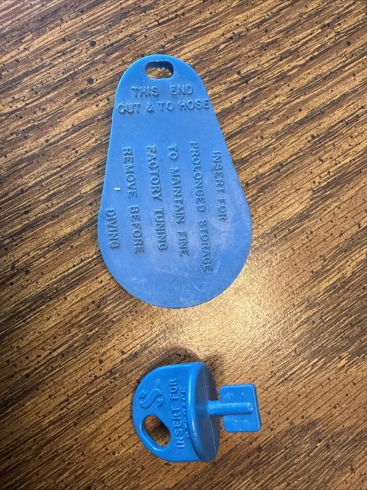 Vintage OEM Scubapro Scuba Regulator Storage Keys Purge/Diaphragm Depressor