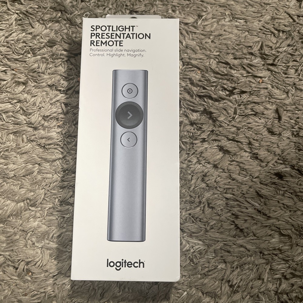 Logitech Spotlight 910-004654 Wireless Presentation Remote Control with USB -...