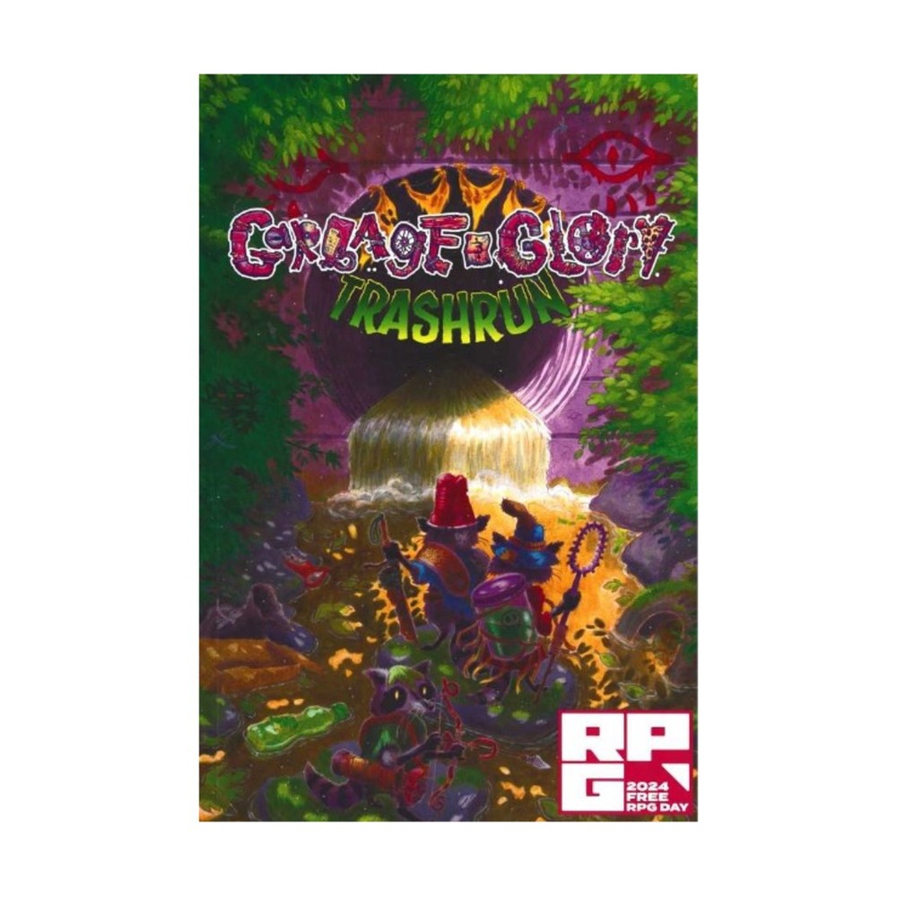 Wet Ink RPG Garbage & Glory - Trashrun (Free RPG Day 2024) VG+