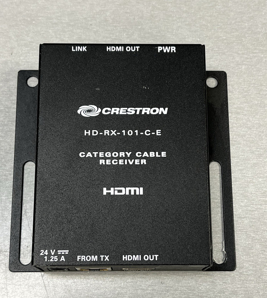 Crestron HD-RX-101-C-E Category Cable HDMI Receiver No Power Adapter