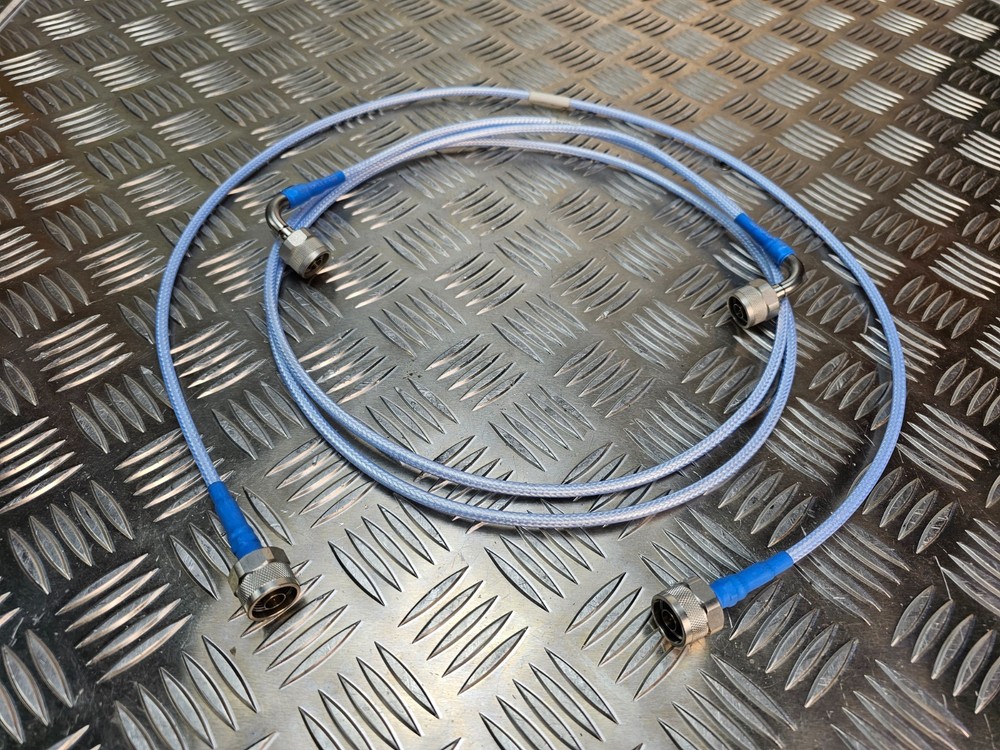 Huber+Suhner SUCOFLEX 104P RF Cable Set — 1 m + 2 m