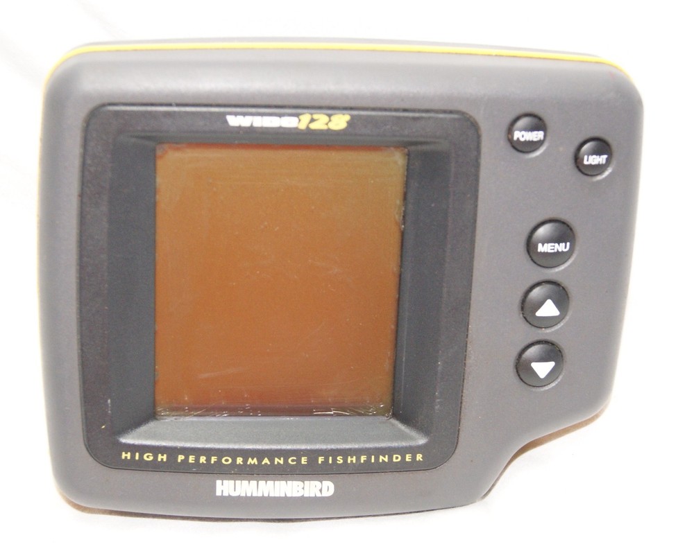 Hummingbird Wide 128 Portable Fish Depth Finder Untested Head Unit Only