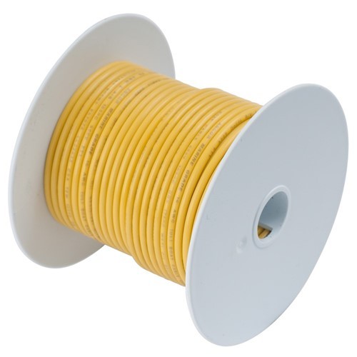Ancor Yellow 18 AWG Tinned Copper Wire - 100' (101010)