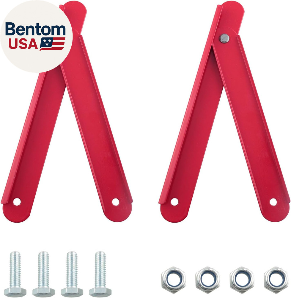 2PCS Red Step Ladder Hinge Replacement Kit Herringbone Ladder Tie Rod Ladder Acc